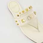 Offene schuhe Plaster Caster Sandalen Valentino Garavani Weiß Femme