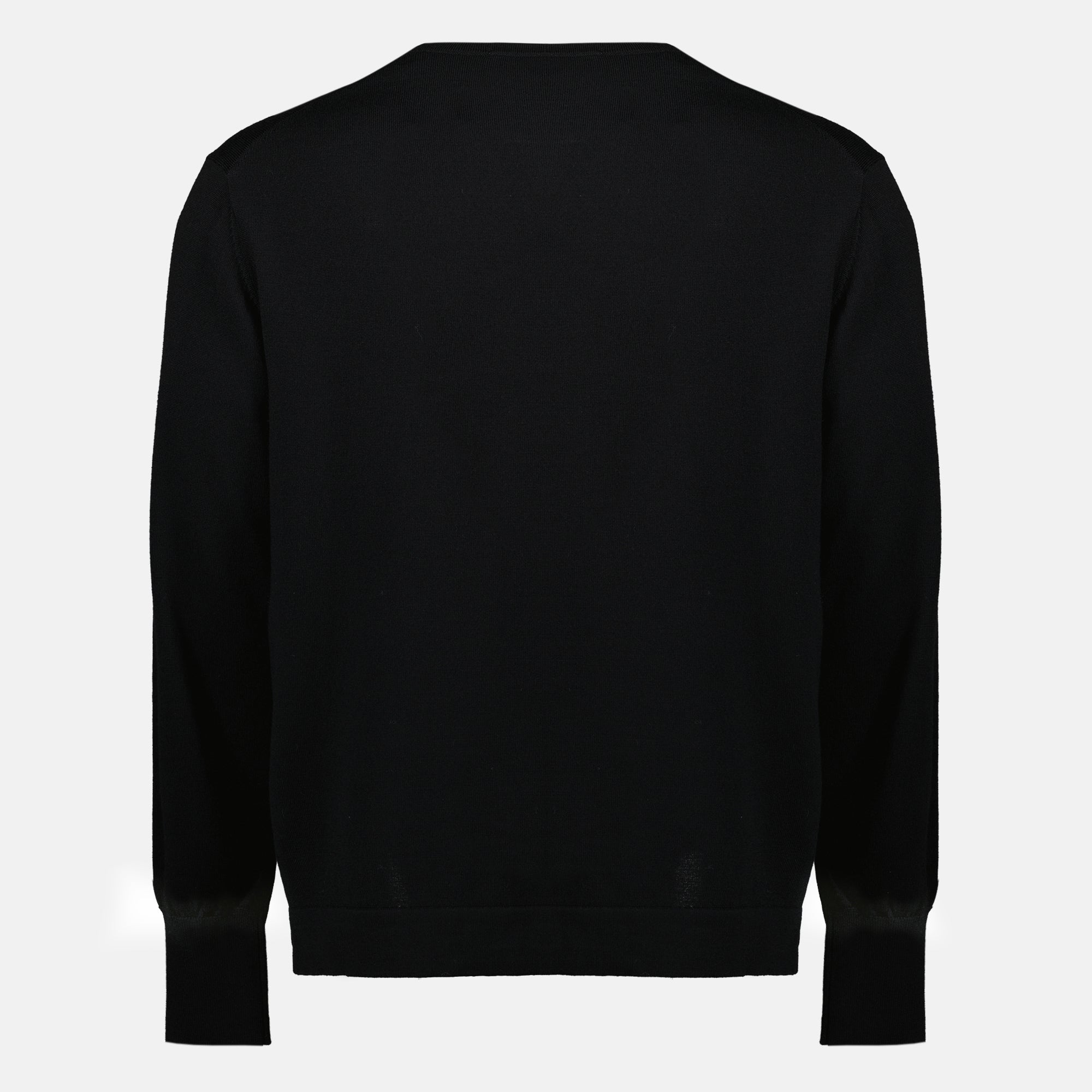 Maille Pull en laine noir Officine Générale Noir Unisexe