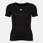 Image de l'article T-shirt Moon noir de la marque Marine Serre pour Femme - Saison Automne-Hiver 2025 - Vue de Face