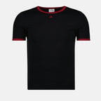 Camisetas T-shirt Assinatura Courrèges Preto Homme