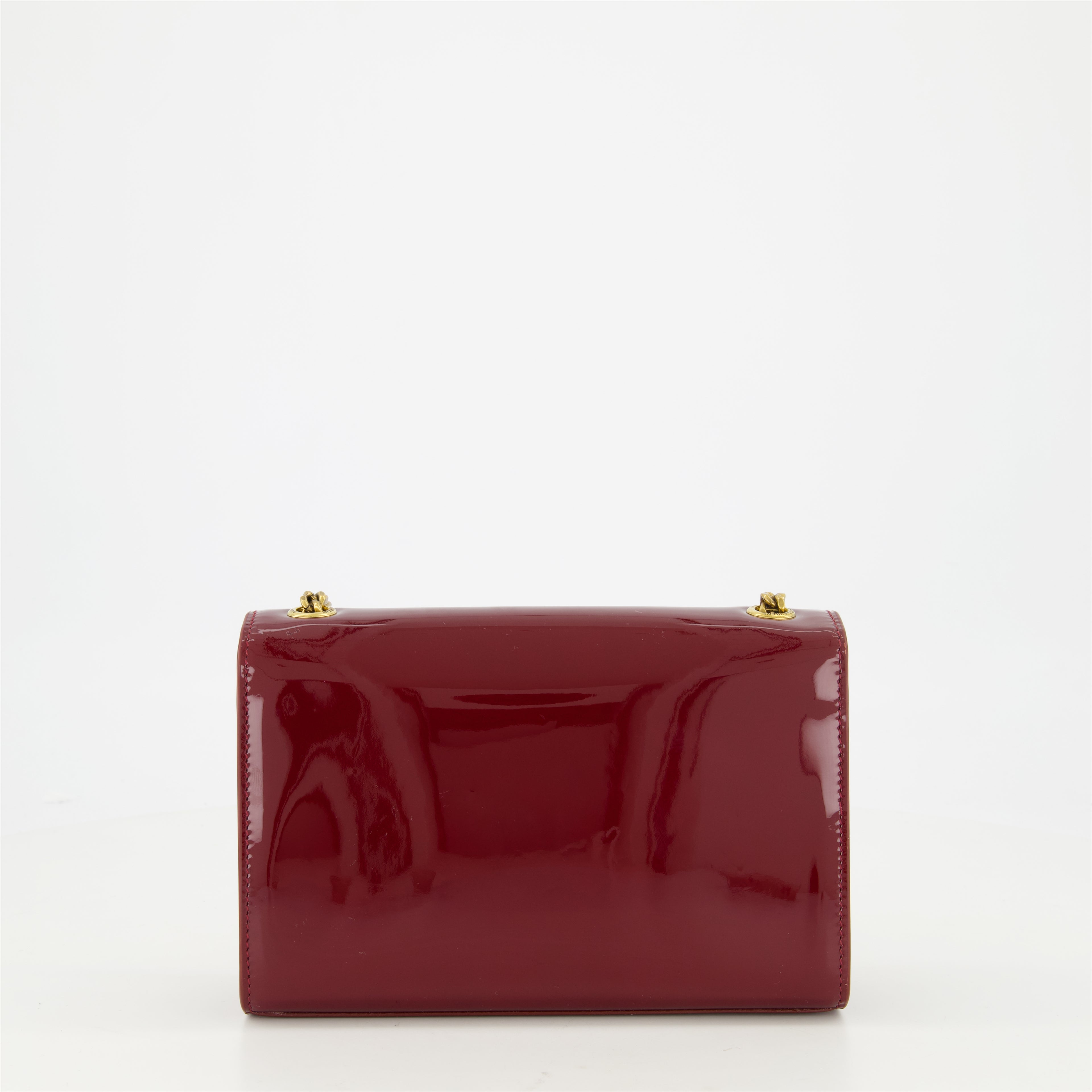 Sacs bandoulière Sac Kate en cuir Saint Laurent Bordeaux Femme