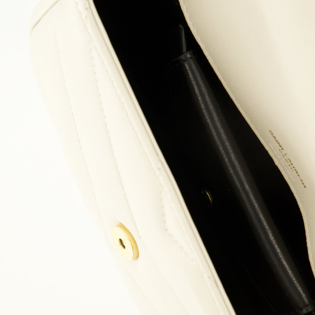 Image de l'article Sac Loulou mini blanc de la marque Saint Laurent pour Femme - Saison Printemps-Été 2026 - Vue détaillée_3