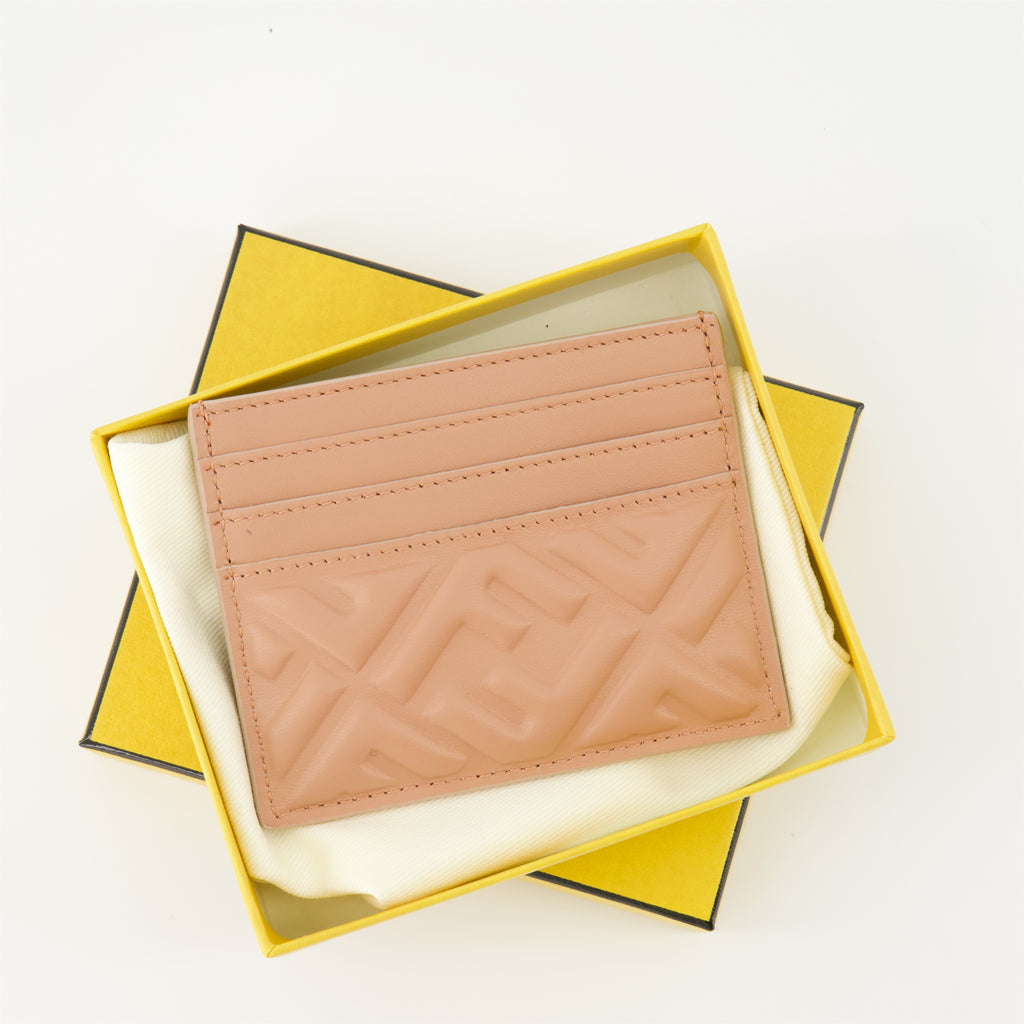 Small leather goods Porte-cartes Baguette Fendi Pink Femme