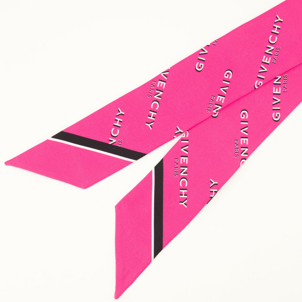 Écharpes, foulards et gants Bandeau en soie Shadow rose Givenchy Rose Femme
