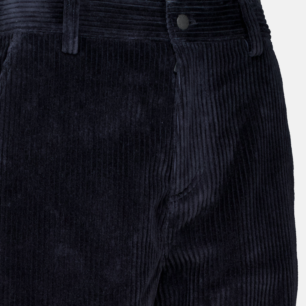 Pantalons Pantalon bleu marine en velours côtelé Moncler Grenoble Bleu foncé Homme
