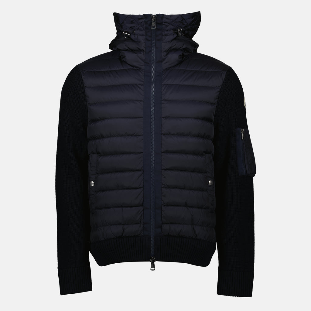 Image de l'article Cardigan zippé de la marque Moncler pour Homme - Saison Automne-Hiver 2025 - Vue de Face