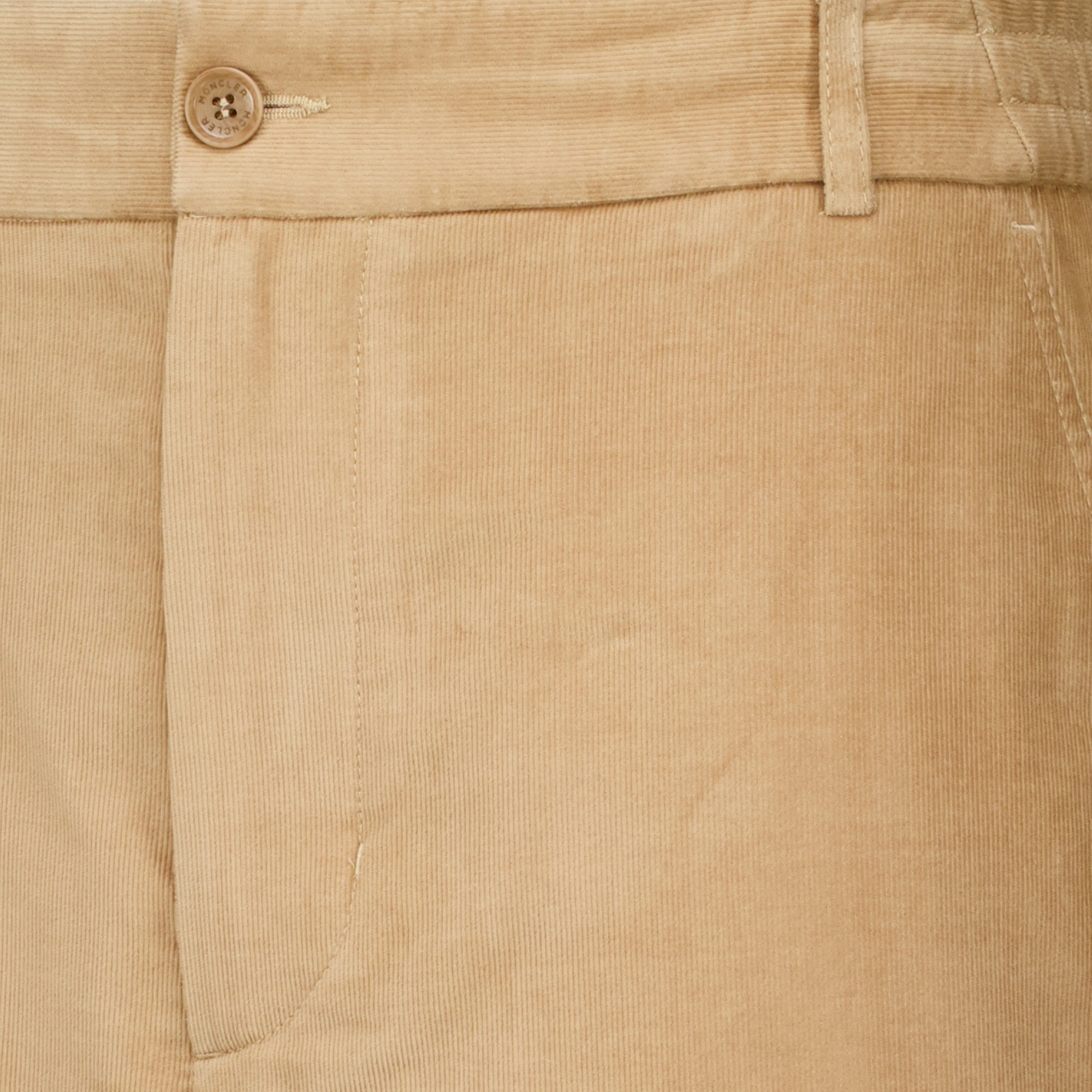 Pantalons Pantalon en velours côtelé beige Moncler Beige Homme