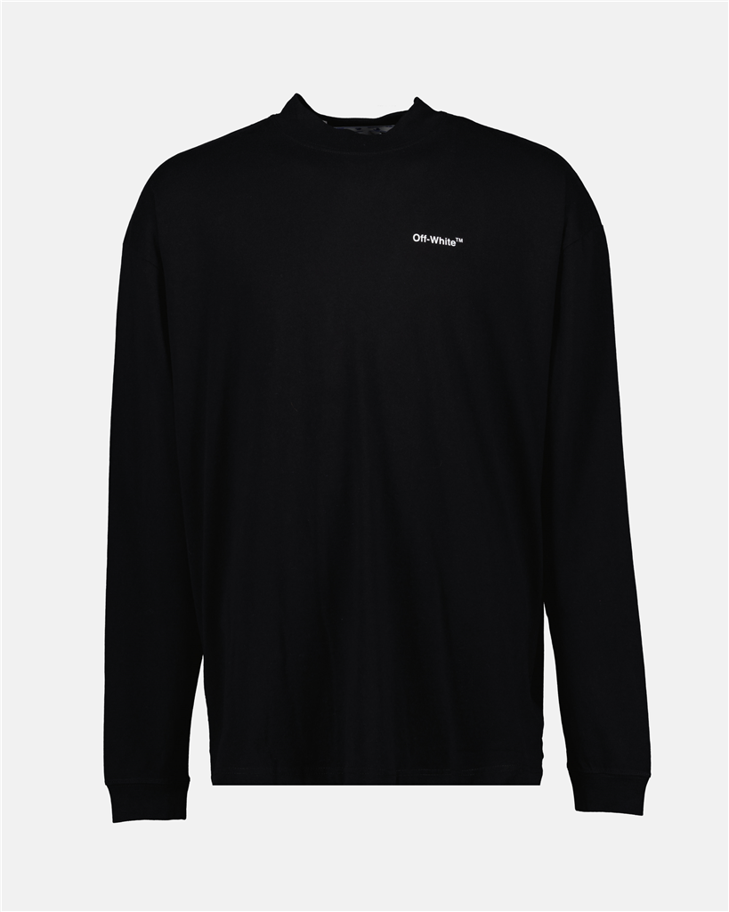 Sudaderas OMAB032C99JER001 1001 black white Off-White Negro Homme