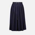 Jupes Jupe plissée Moncler Bleu foncé Femme