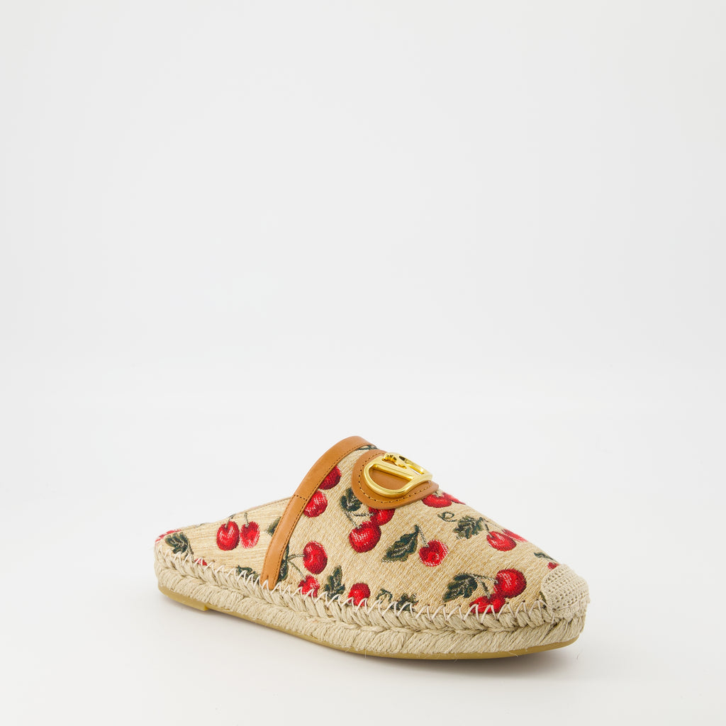 오픈 슈즈 체리픽 뮬 Valentino Garavani 베이지 Femme