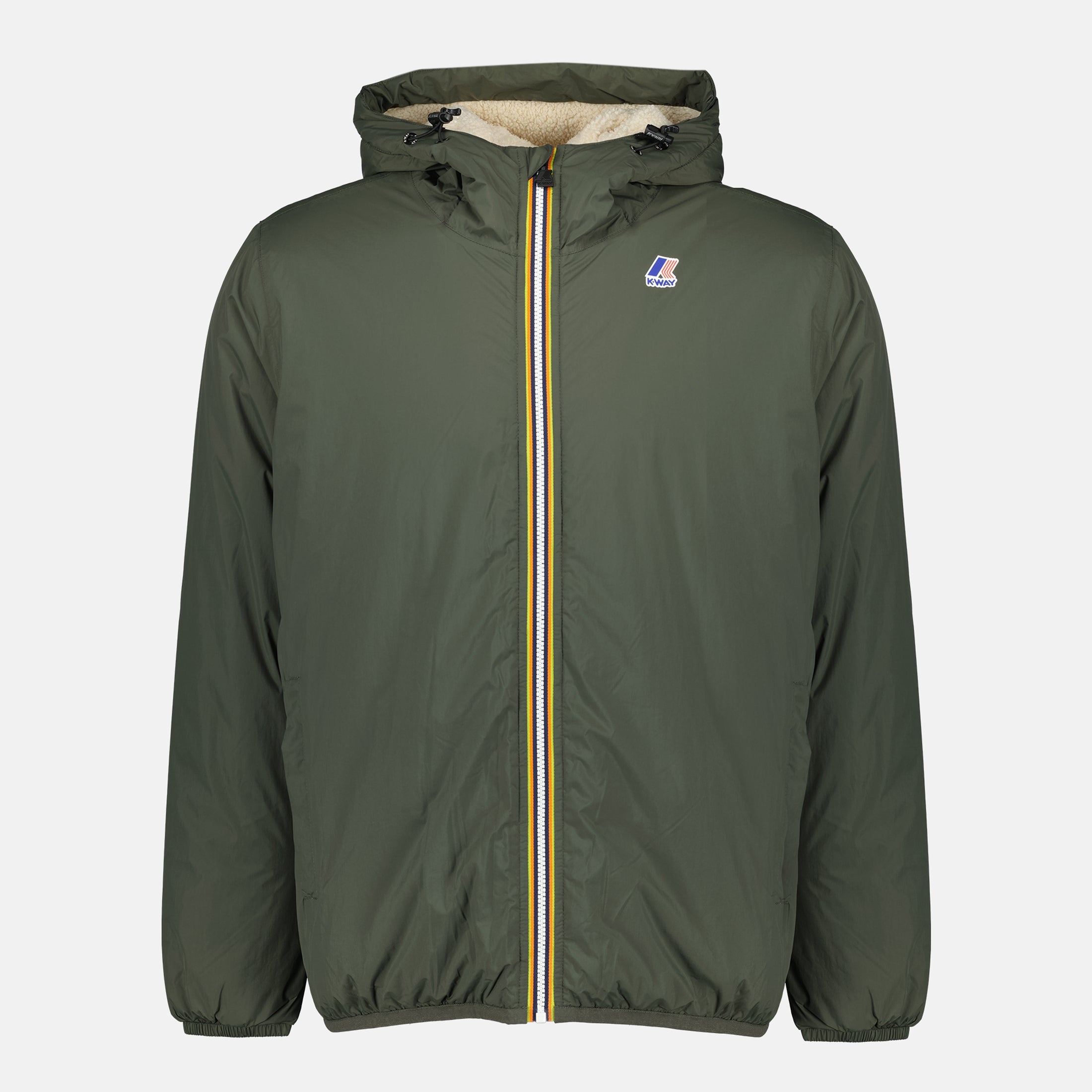 Bild des Artikels Jacke Le Vrai 4.0 Claude Orsetto der Marke K-Way für Unisex - Herbst-Winter 2025 Saison - Vorderansicht