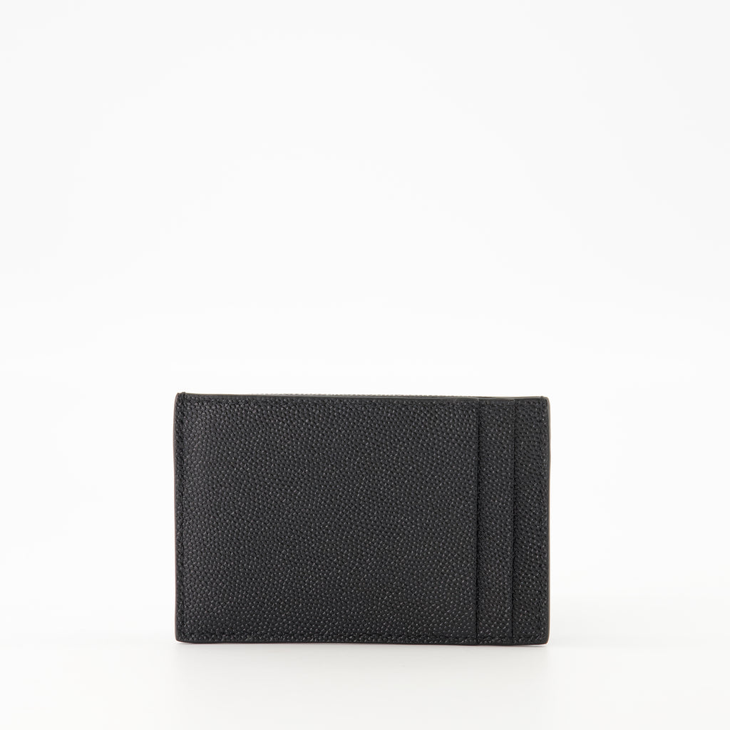Small leather goods Uptown Card Holder Saint Laurent Black Femme