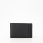 Small leather goods Uptown Card Holder Saint Laurent Black Femme