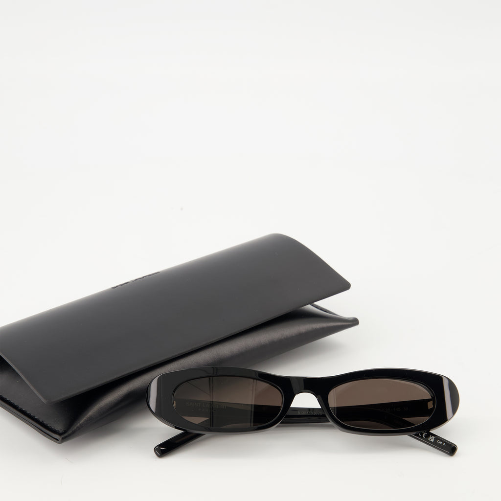 Lunettes Lunette de soleil SL 557 Shade Saint Laurent Noir Unisexe