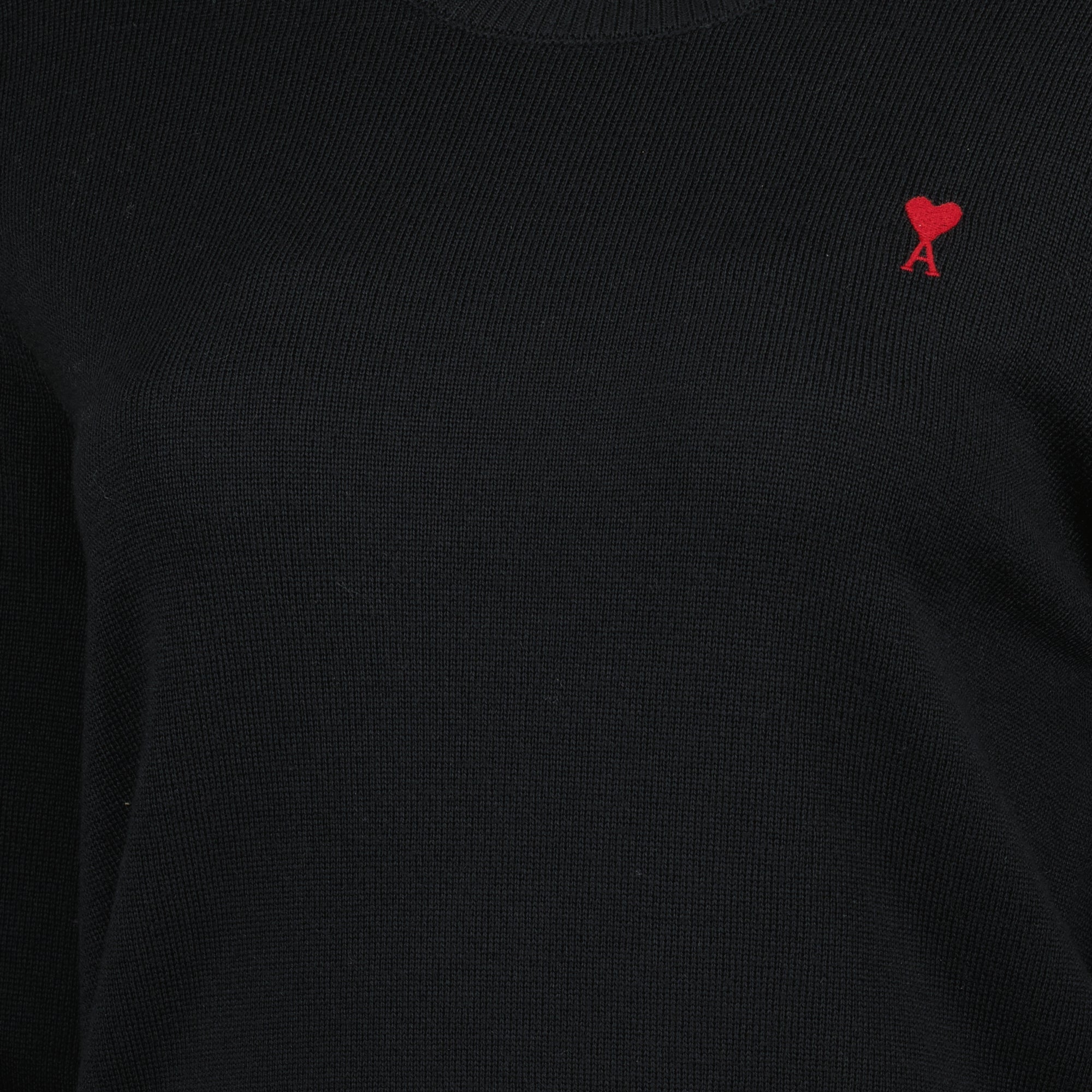 Image de l'article Pull Ami de coeur de la marque Ami PARIS pour Femme - Saison Automne-Hiver 2025 - Vue détaillée_6