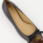 Chaussures plates Valet du roiバレリーナ Valentino Garavani Noir Femme