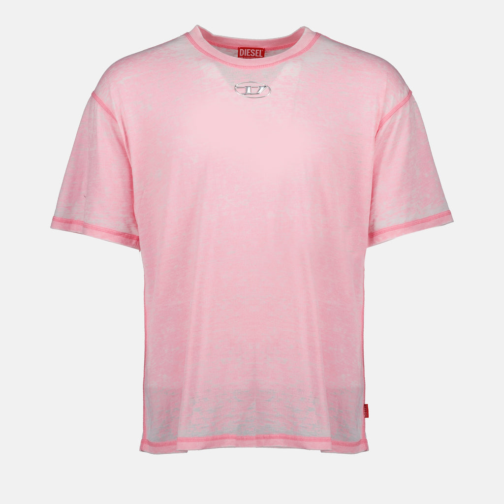 T-Shirts Verblasstes T-boxt-pak T-Shirt Diesel Rosa Homme