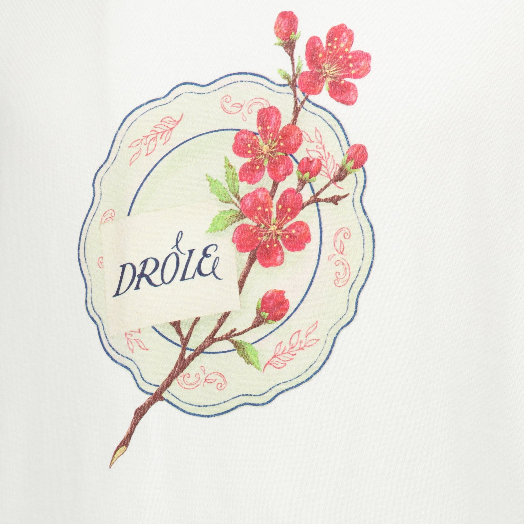 T-shirts T-shirt Drôle Porcelaine blanc Drole De Monsieur Blanc Homme