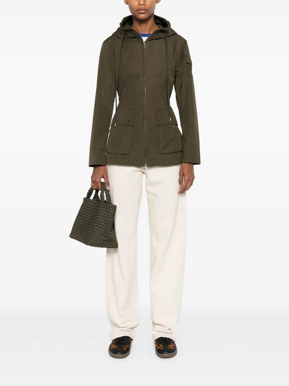 Coats Leandro Parka Moncler Khaki Femme