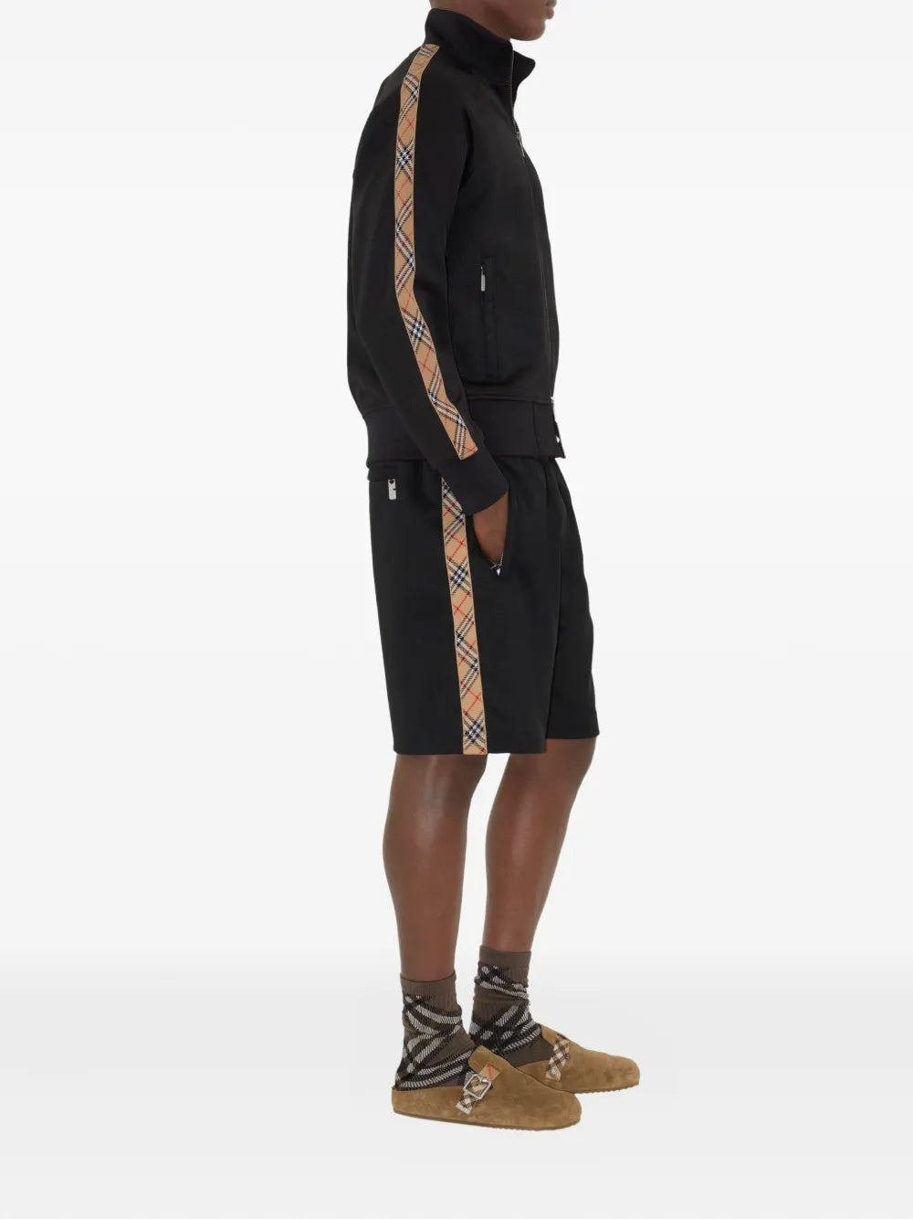 Sweatshirts com capuz Casaco de Treino Preto Burberry Preto Homens