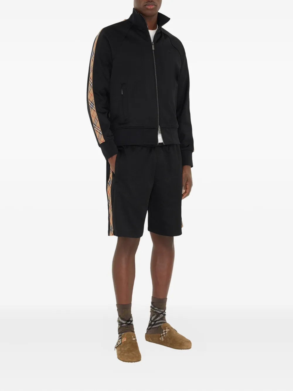 Sweatshirts com capuz Casaco de Treino Preto Burberry Preto Homens