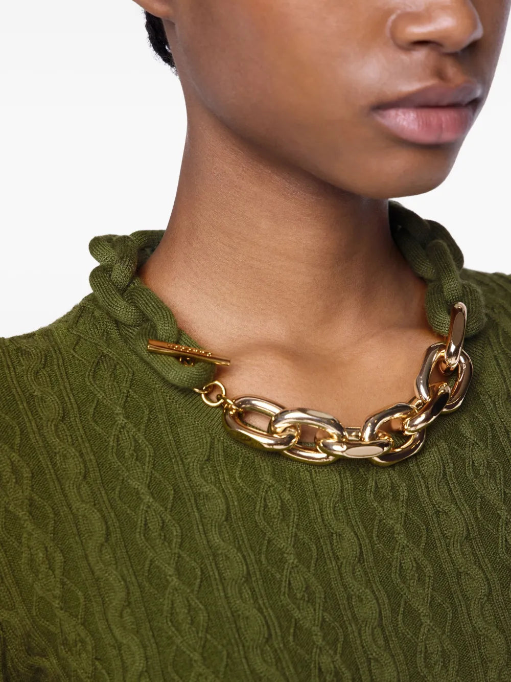 Image de l'article Pull à chaîne de la marque Rabanne pour Femme - Saison Automne-Hiver 2025 - Vue détaillée_7