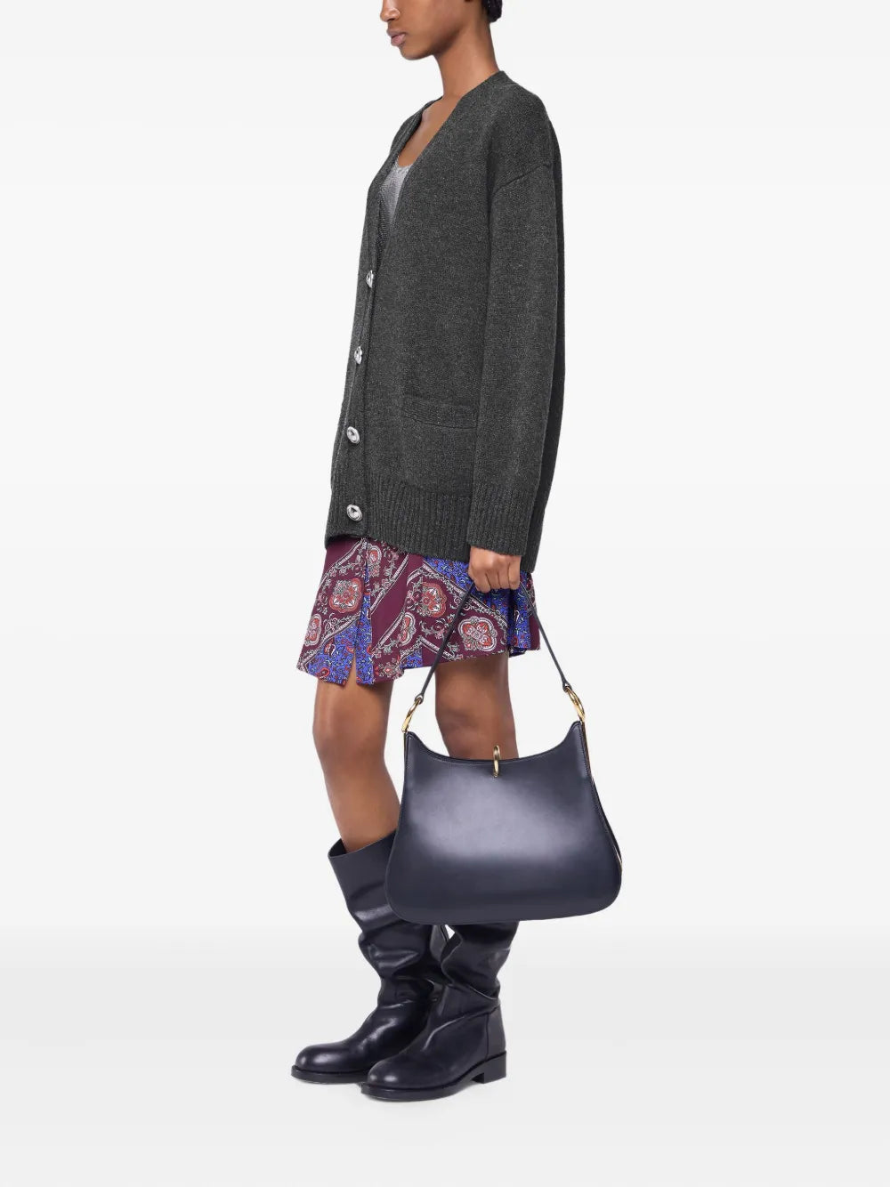 Image de l'article Cardigan en laine de la marque Rabanne pour Femme - Saison Automne-Hiver 2025 - Vue détaillée_1