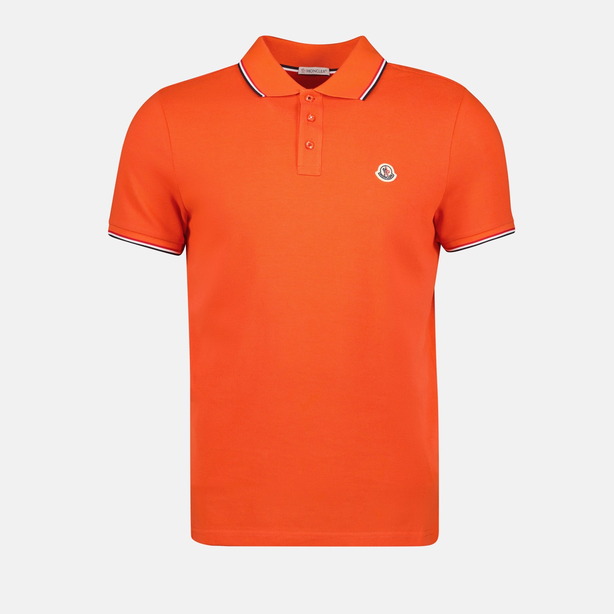 Polos Polo à liseré Moncler Naranja Homme