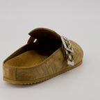 Zapatos abiertos Sabots Urchin Burberry Marrón Mujeres