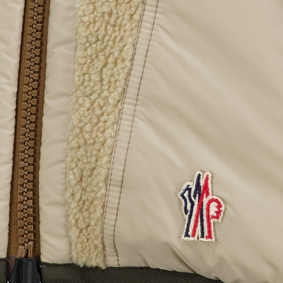 Vestes Veste zippée réversible en teddy Moncler Grenoble Vert Homme