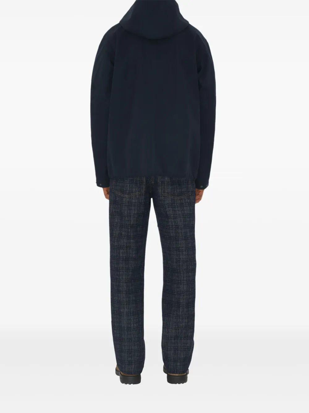 Image of the Burberry brand short parka for men - Autumn-Winter 2025 - Detailed View 4