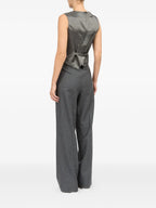 Pantalons Pantalon de ville Mm6 Gris Femme