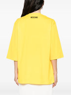 Bild des Moschino Smiley T-Shirts für Damen - Herbst-Winter-Saison 2025 - Detaillierte Ansicht_4