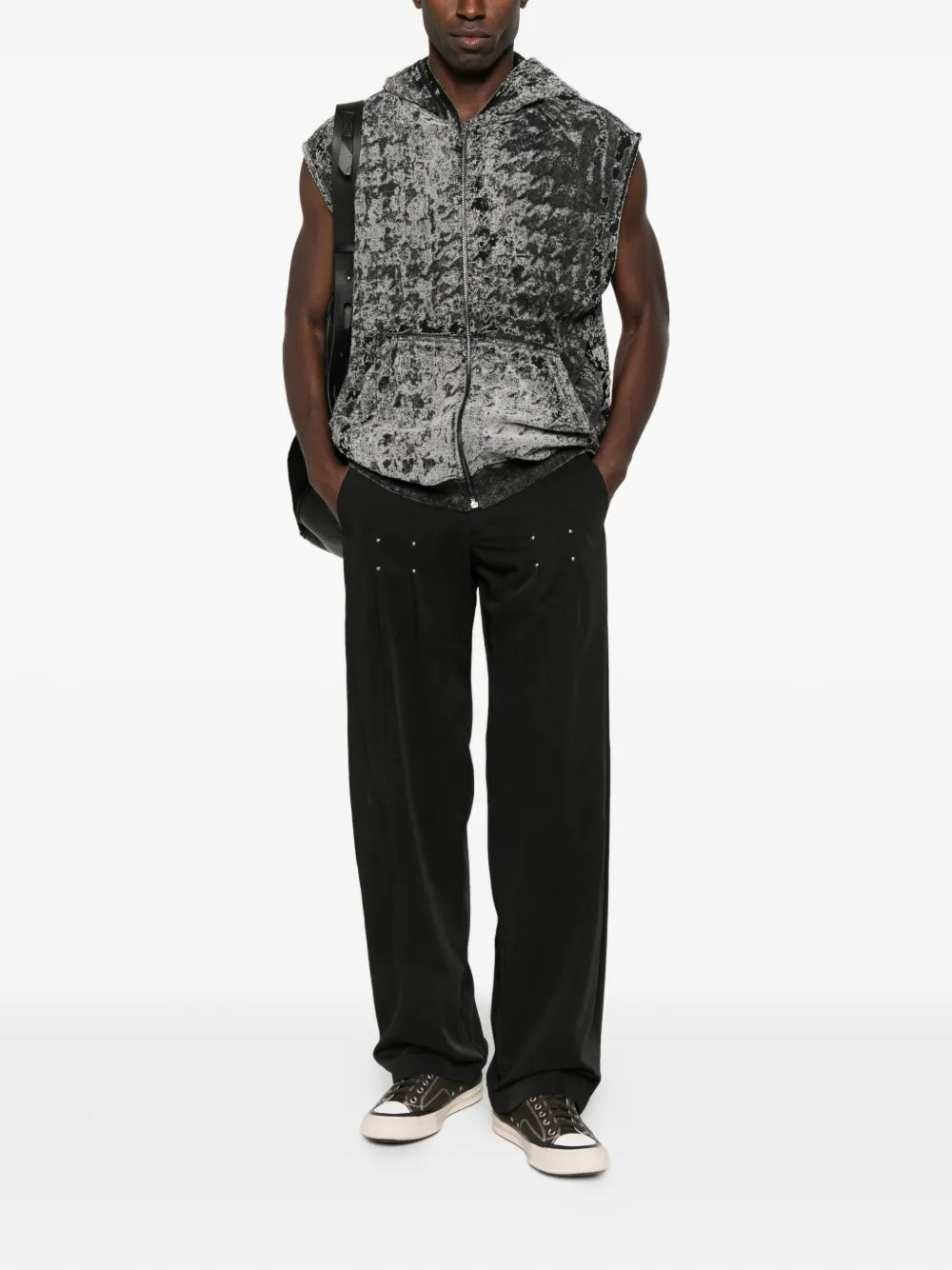 Immagine del gilet senza maniche S-Melchor del marchio Diesel per Uomo - Stagione Autunno-Inverno 2025 - Vista Posteriore