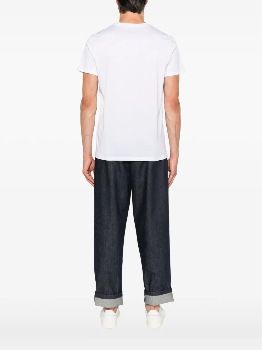 T-shirts T-shirt à logo Moncler Blanc Homme