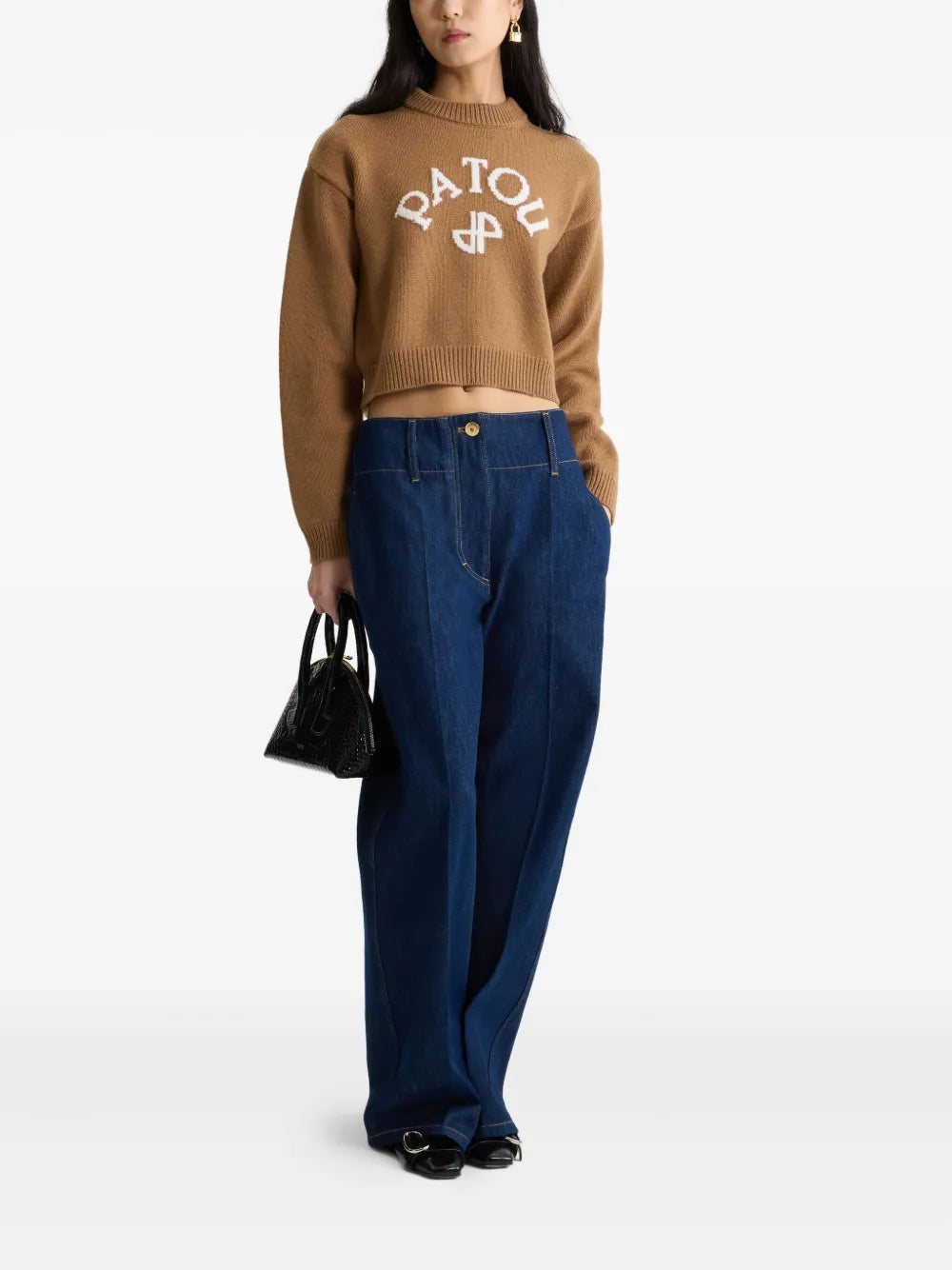 Immagine del pullover in lana Patou per donna - Stagione Autunno-Inverno 2025 - Vista Retro