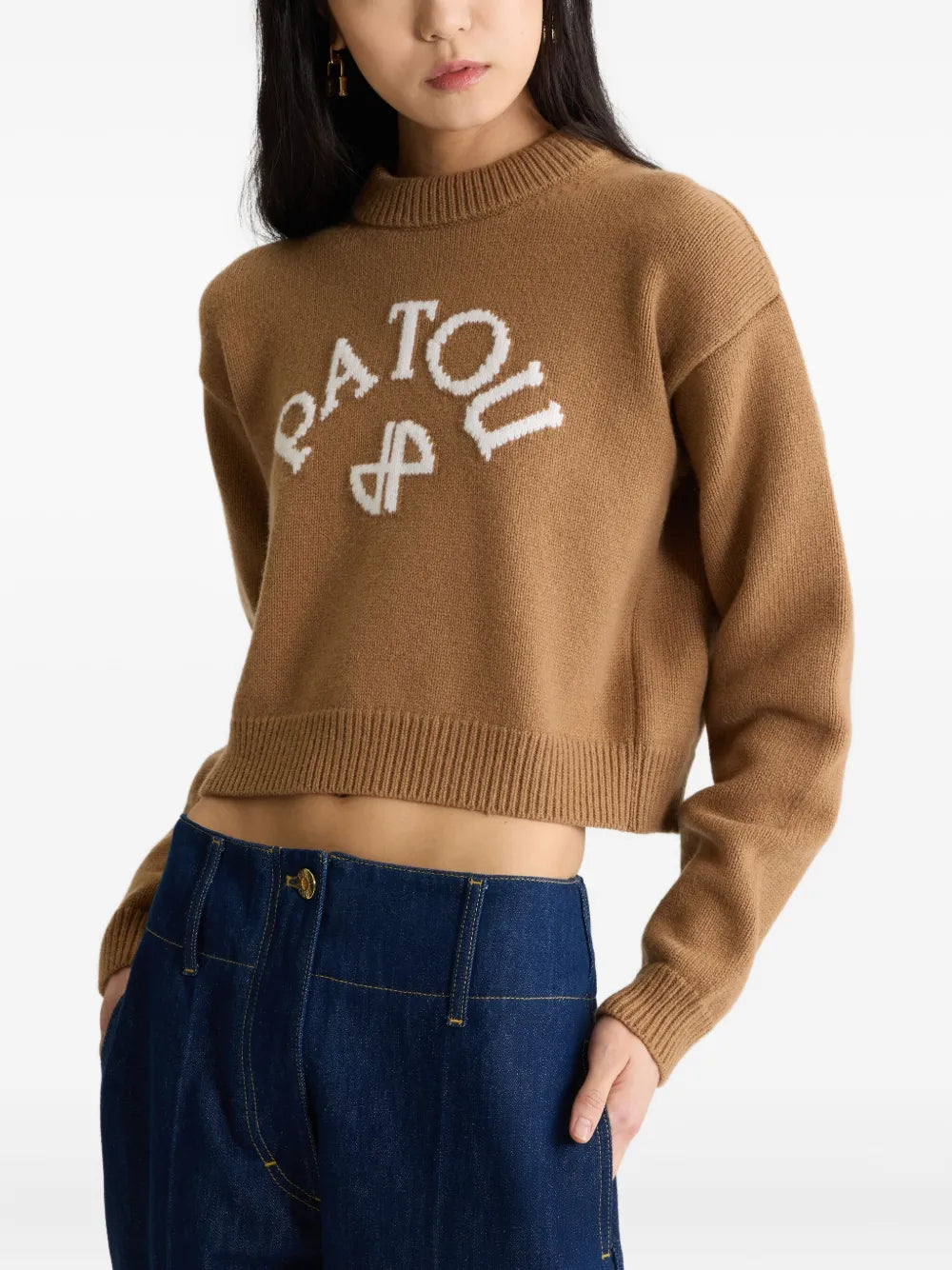 Immagine del pullover in lana Patou per donna - Stagione Autunno-Inverno 2025 - Vista Dettagliata_4