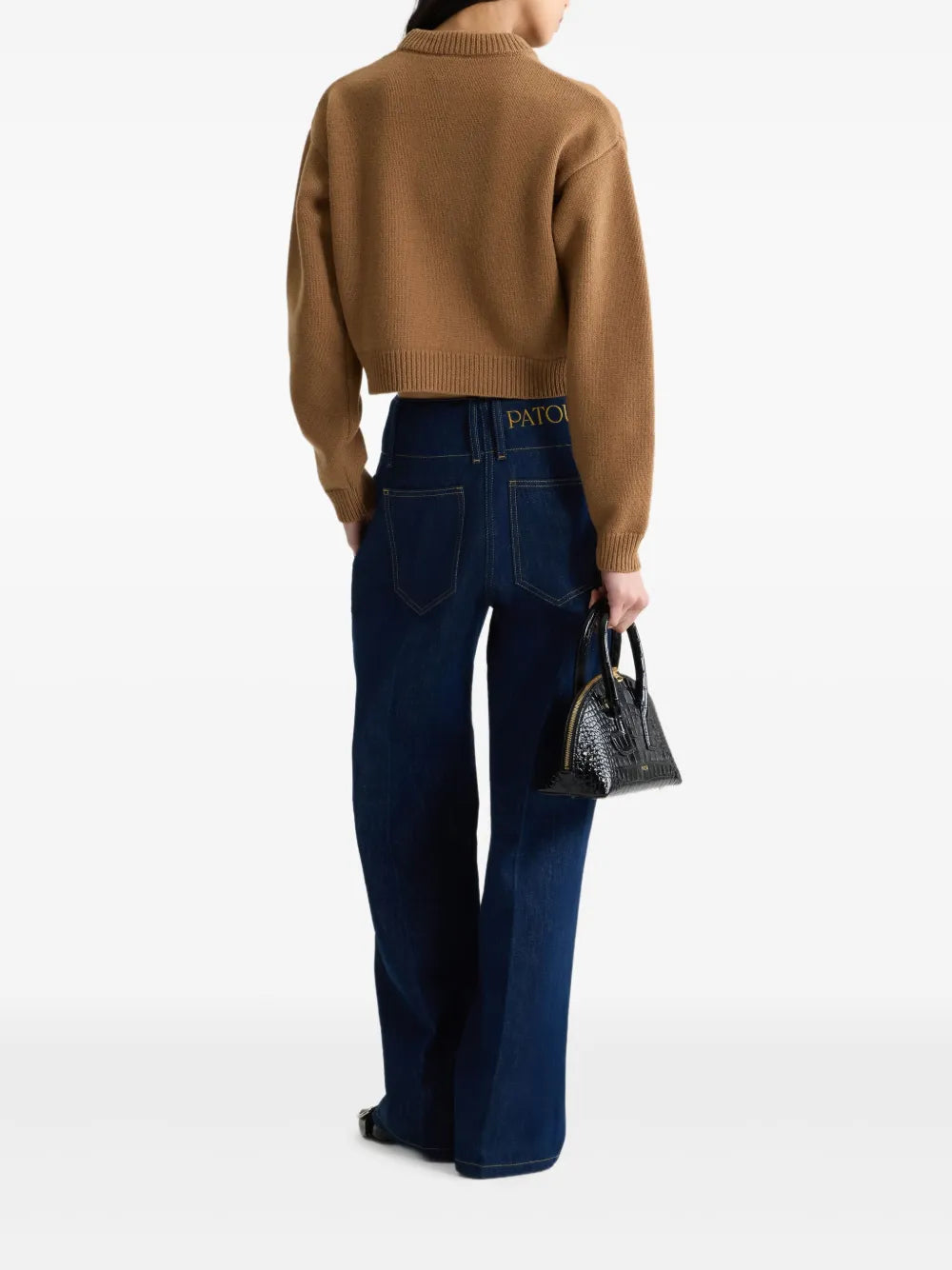 Immagine del pullover in lana Patou per donna - Stagione Autunno-Inverno 2025 - Vista Dettagliata_1