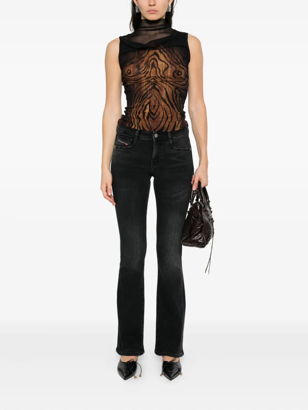 Image de l'article Jean D-Ebbey L.30 de la marque Diesel pour Femme - Saison Automne-Hiver 2025 - Vue de Dos