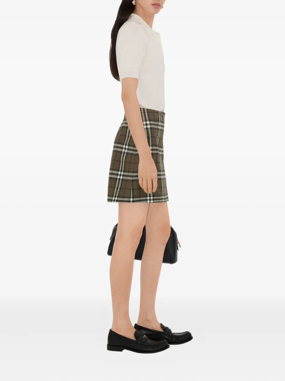 Image de l'article Mini jupe Check de la marque Burberry pour Femme - Saison Automne-Hiver 2025 - Vue détaillée_1