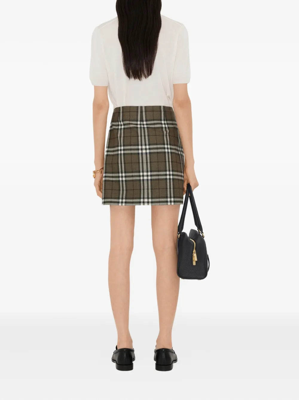 Image de l'article Mini jupe Check de la marque Burberry pour Femme - Saison Automne-Hiver 2025 - Vue détaillée_4