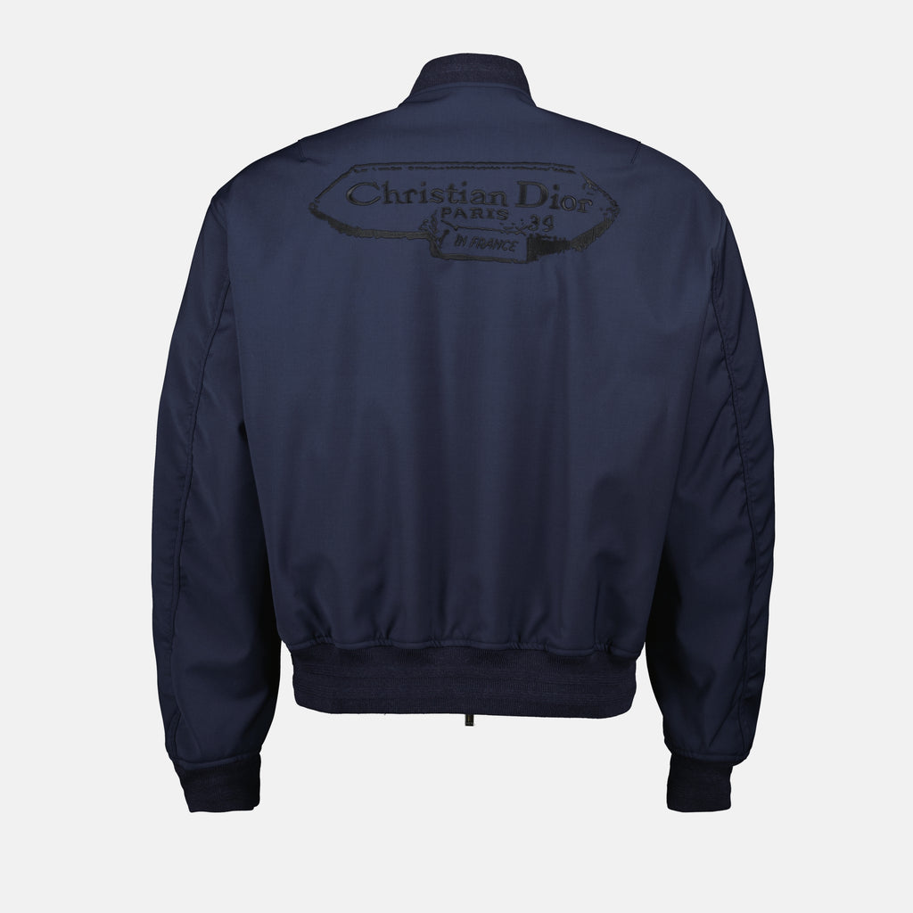 Chaquetas Bombers de Dior Archives Dior azul oscuro Homme