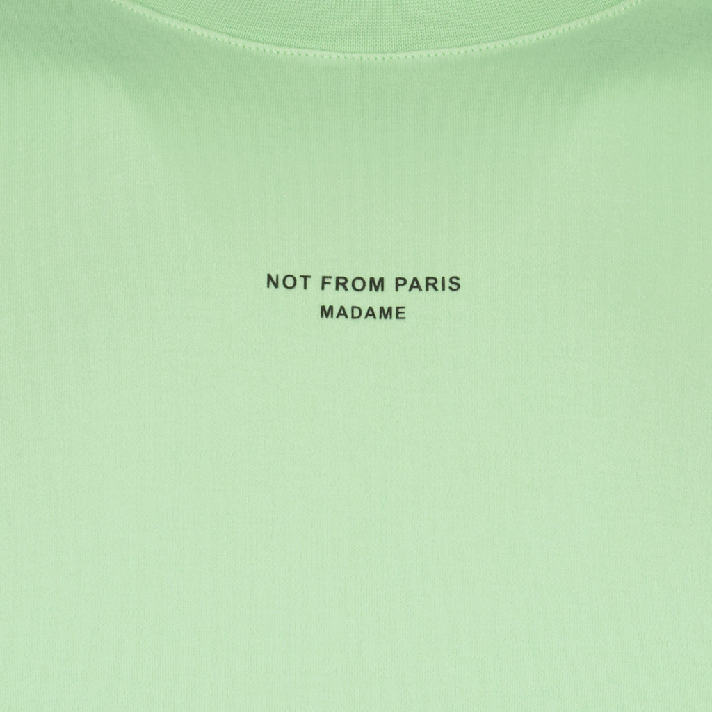 Camisetas Camiseta Clásica con Eslogan Drole De Monsieur Verde Homme
