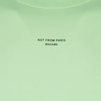Camisetas Camiseta Clásica con Eslogan Drole De Monsieur Verde Homme
