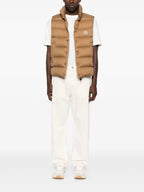 Vestes Chaqueta de Plumas Sin Mangas Tibb Moncler Beige Homme
