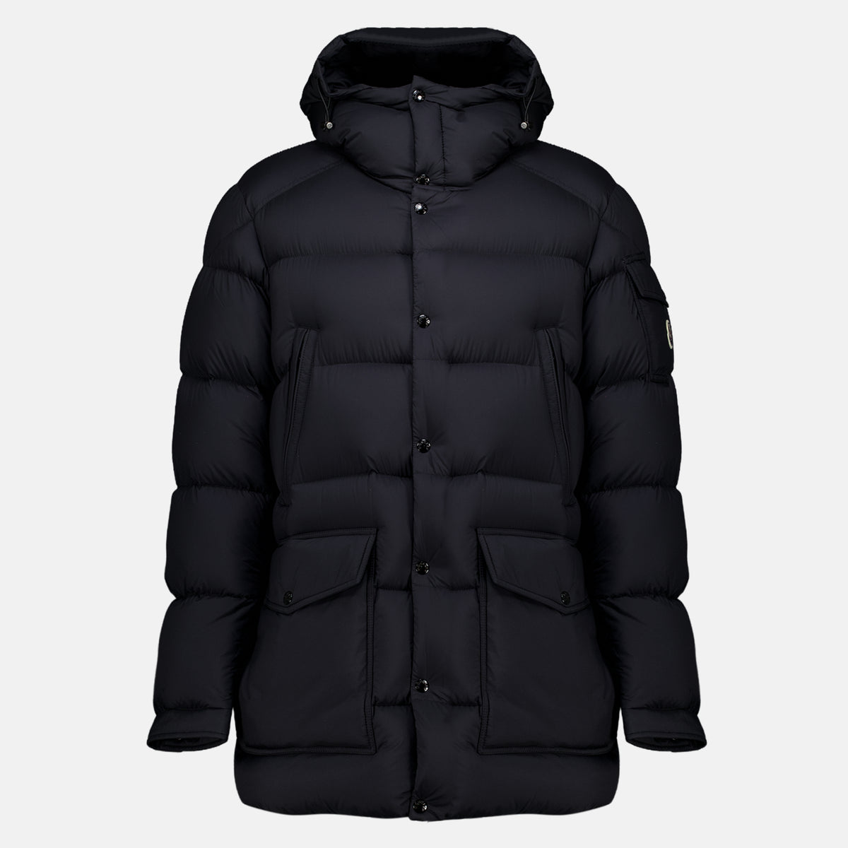 Manteaux Doudoune mi-longue Bretagne Moncler Noir Homme