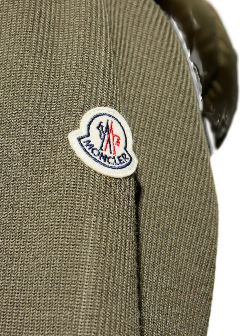 Vestes Veste bi-matière Moncler Kaki Homme