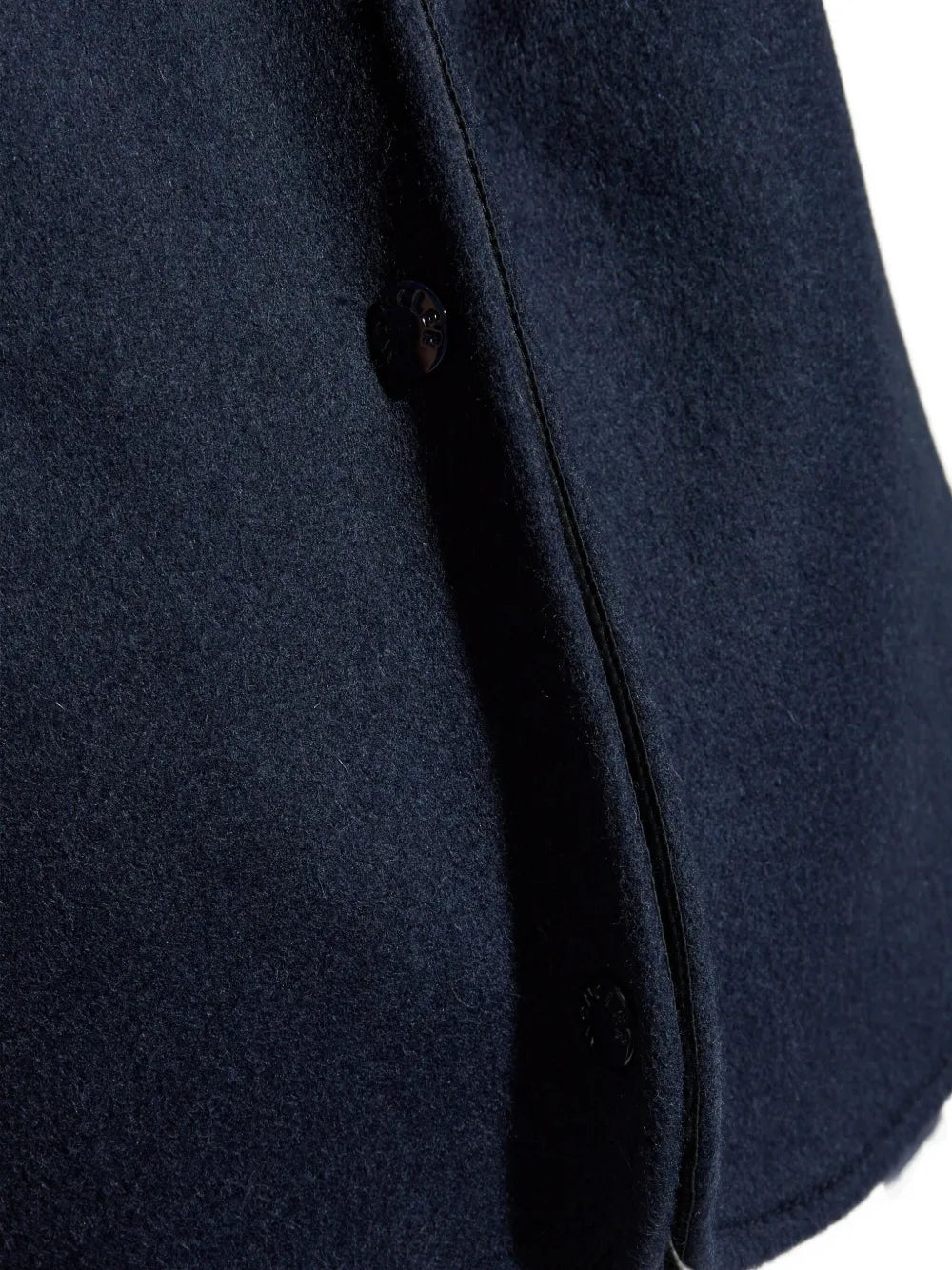 Vestes Cape zippée en laine Moncler Bleu foncé Femme