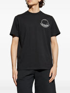 T-shirt T-shirt con logo Moncler Nero Uomini