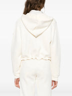Vestes Giacca in Cotone con Zip Moncler Blanc Femme